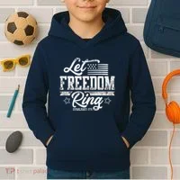 Let Freedom Ring Established 1776 Kids Hoodie thumb 2