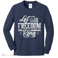 Let Freedom Ring Established 1776 Kids Long Sleeve Shirt thumb 0