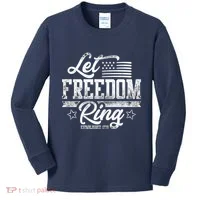 Let Freedom Ring Established 1776 Kids Long Sleeve Shirt thumb 0