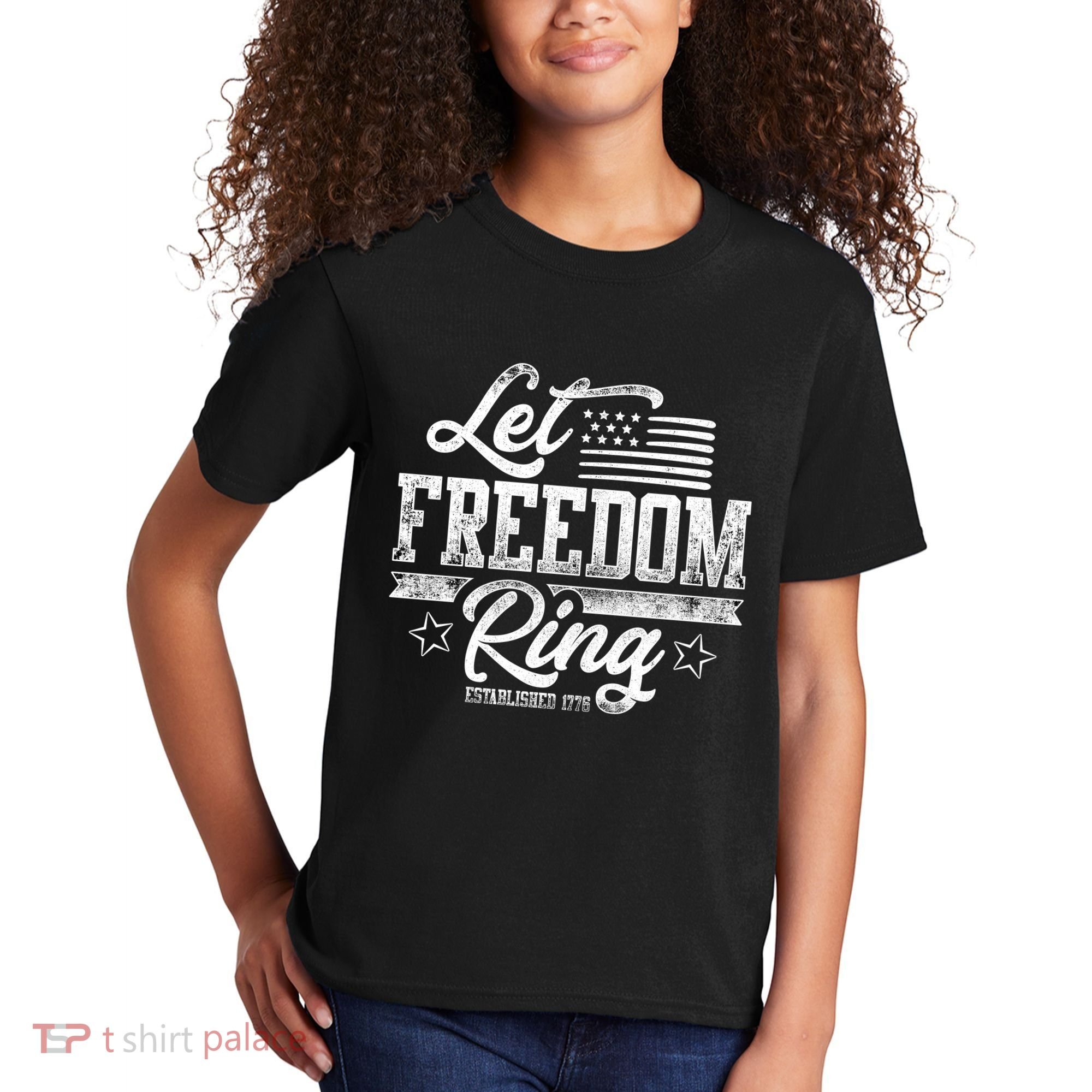Let Freedom Ring Established 1776 Kids T-Shirt