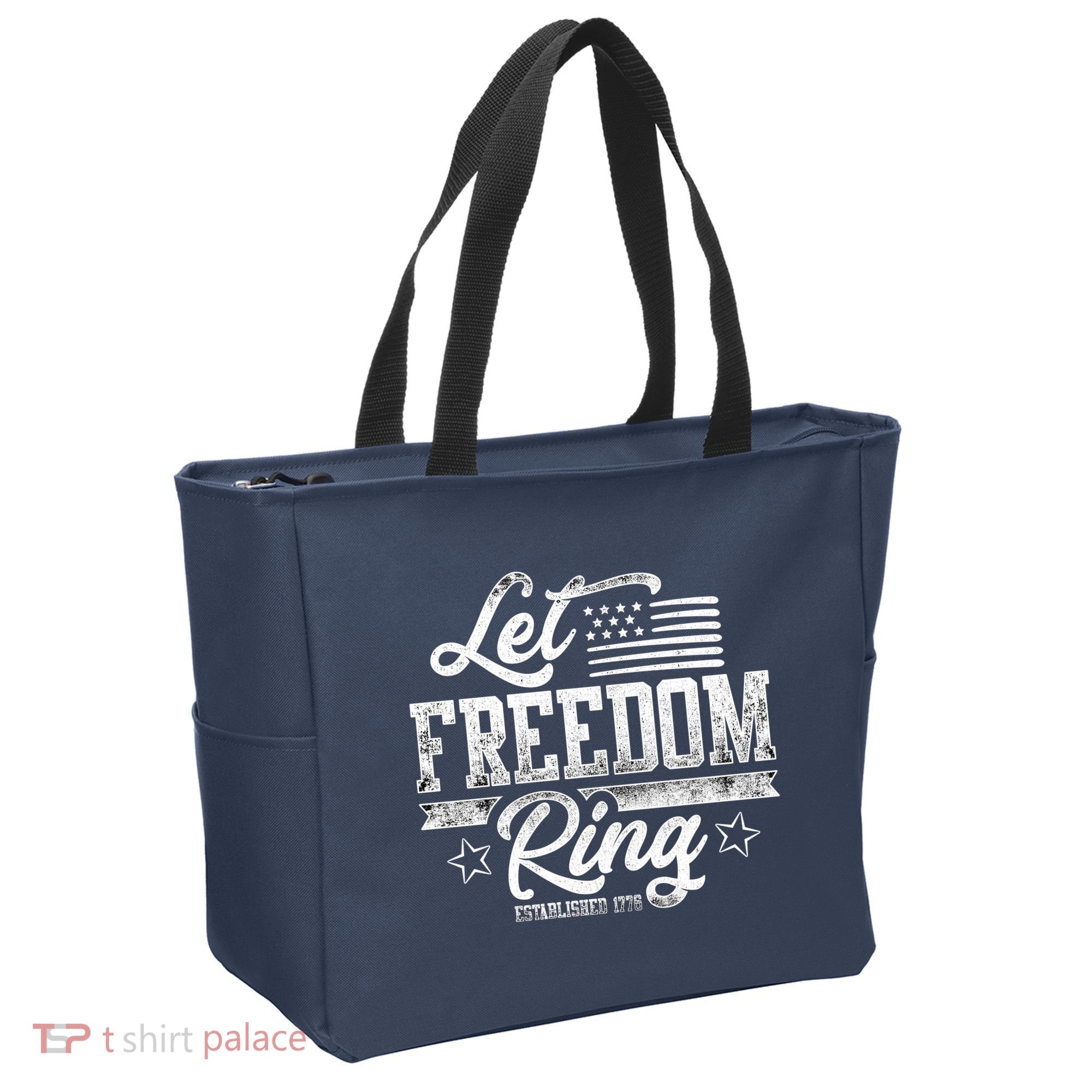 Let Freedom Ring Established 1776 Tote Bag