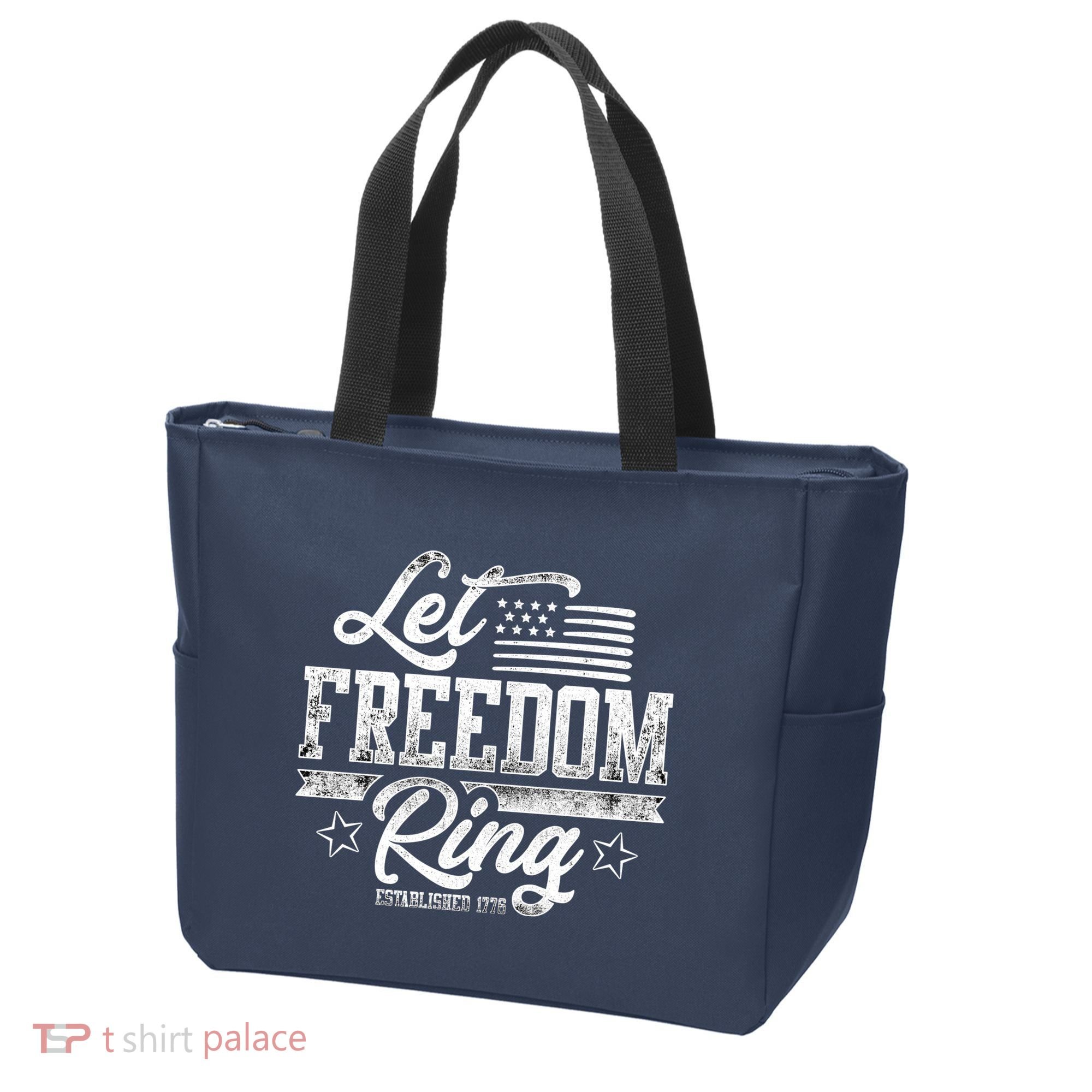 Let Freedom Ring Established 1776 Tote Bag