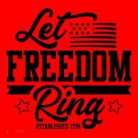 Let Freedom Ring Established 1776 Santa Hat thumb 1