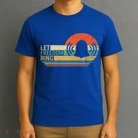 Let Freedom Ring Martin Luther King Mlk Day Independence Day Cute Gift T-Shirt thumb 3