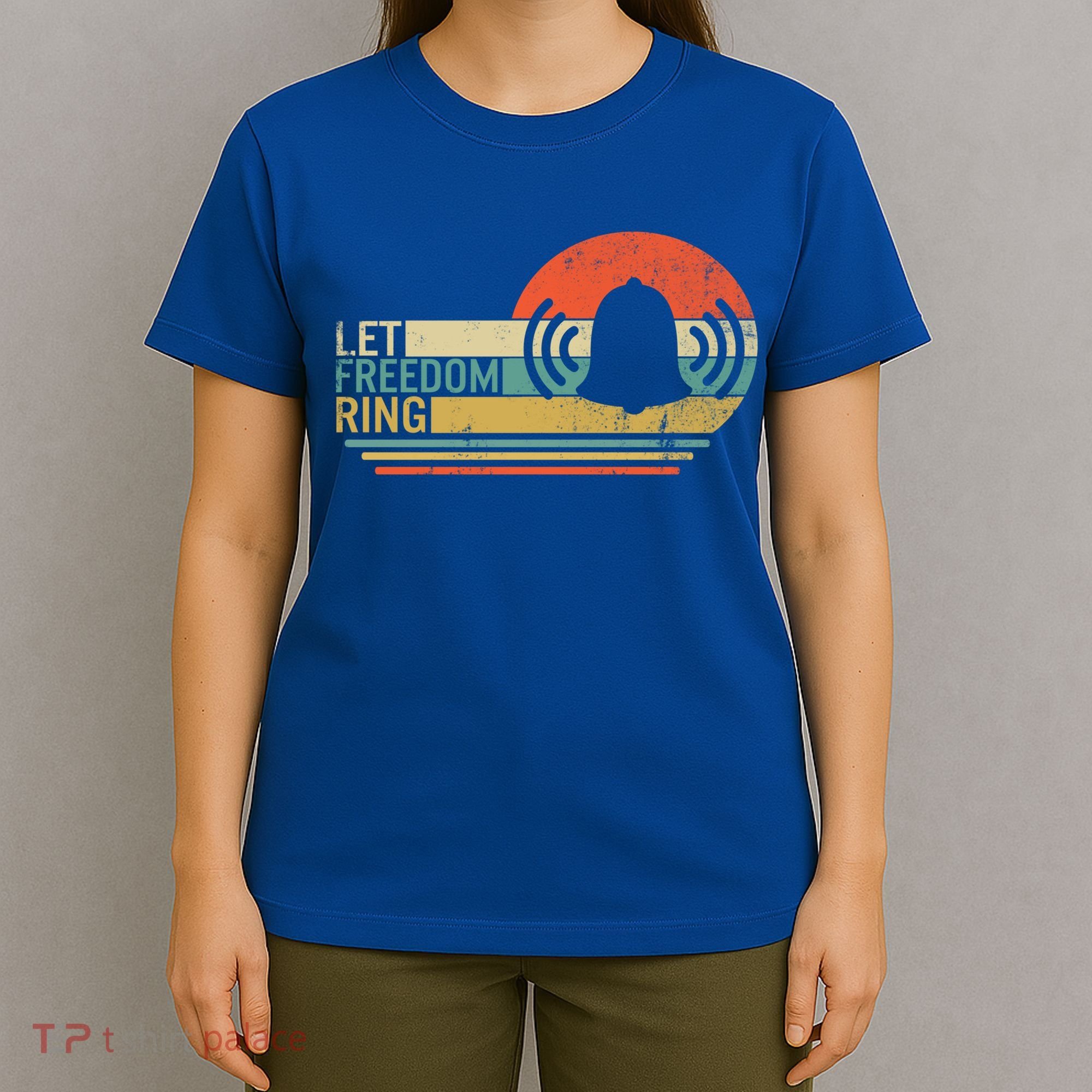 Let Freedom Ring Martin Luther King Mlk Day Independence Day Cute Gift T-Shirt