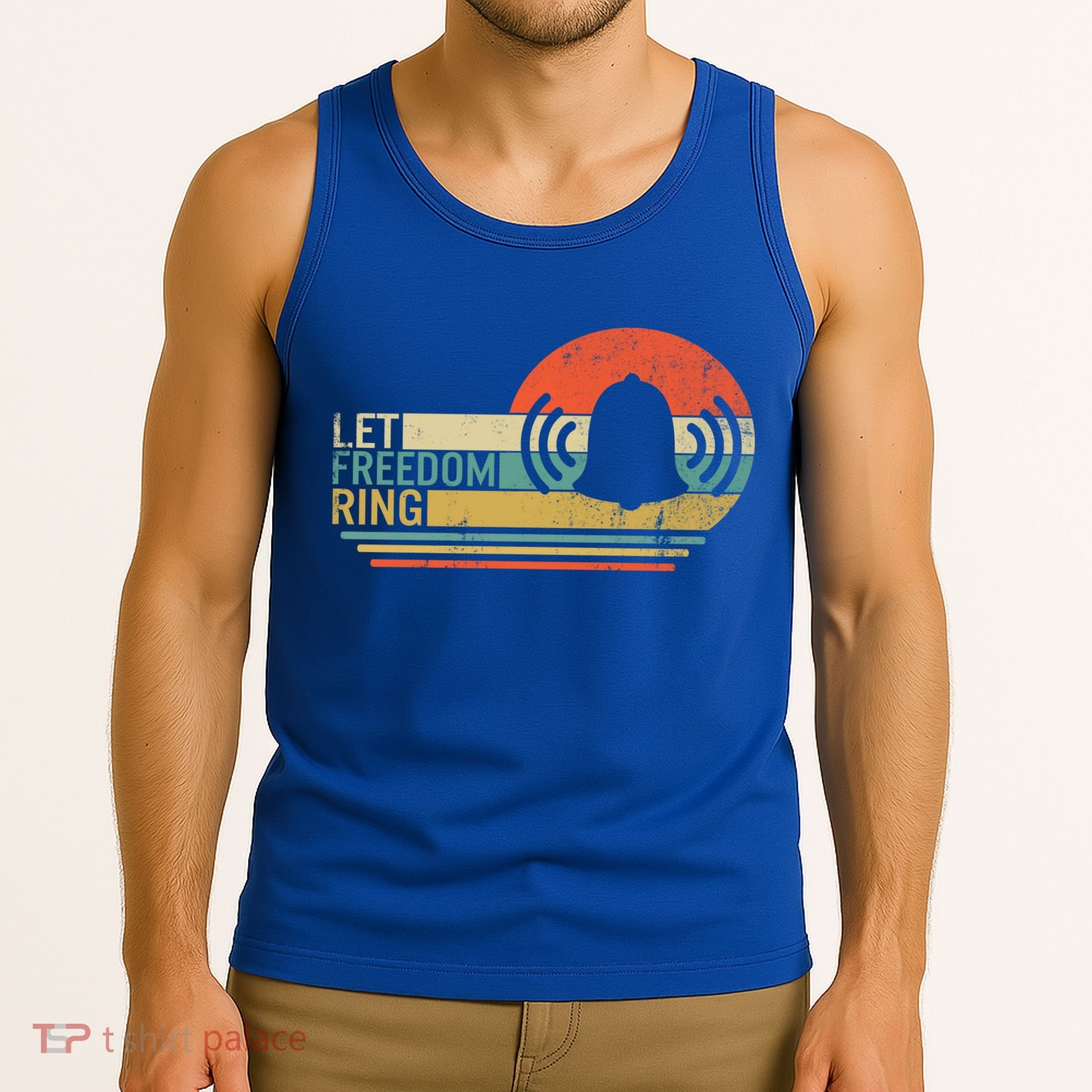 Let Freedom Ring Martin Luther King Mlk Day Independence Day Cute Gift Tank Top