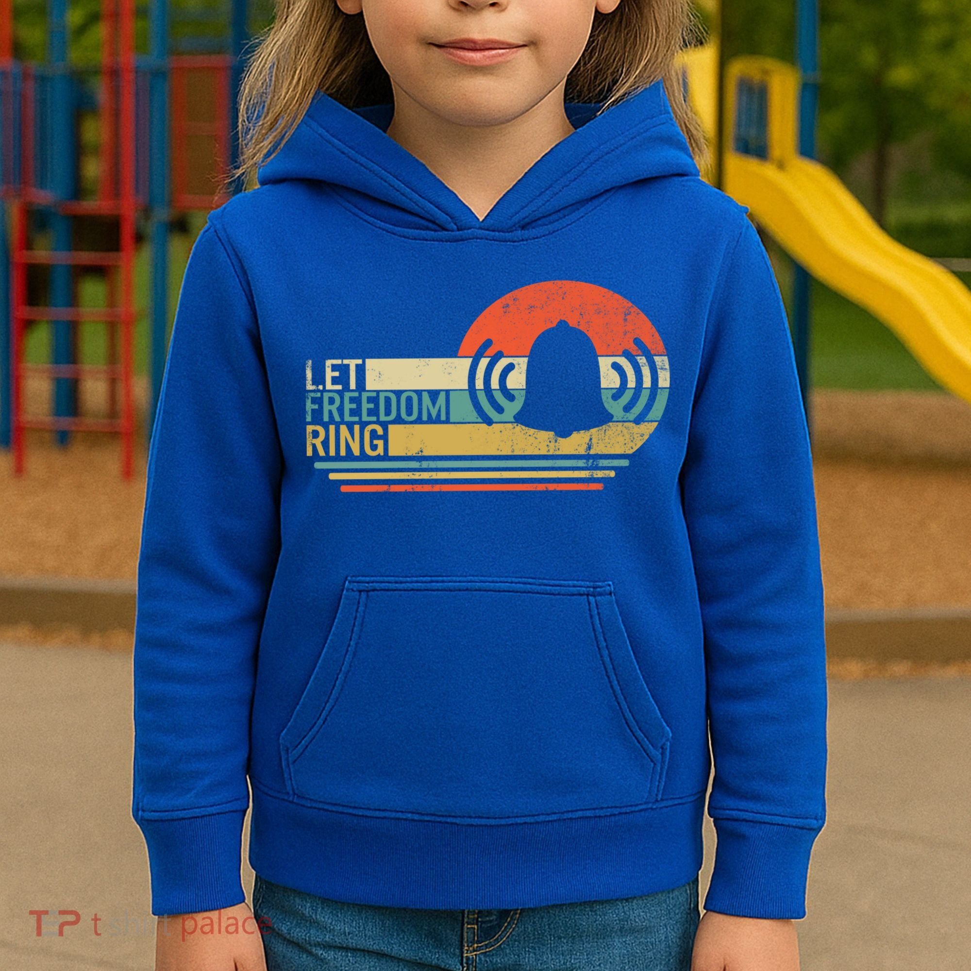 Let Freedom Ring Martin Luther King Mlk Day Independence Day Cute Gift Kids Hoodie