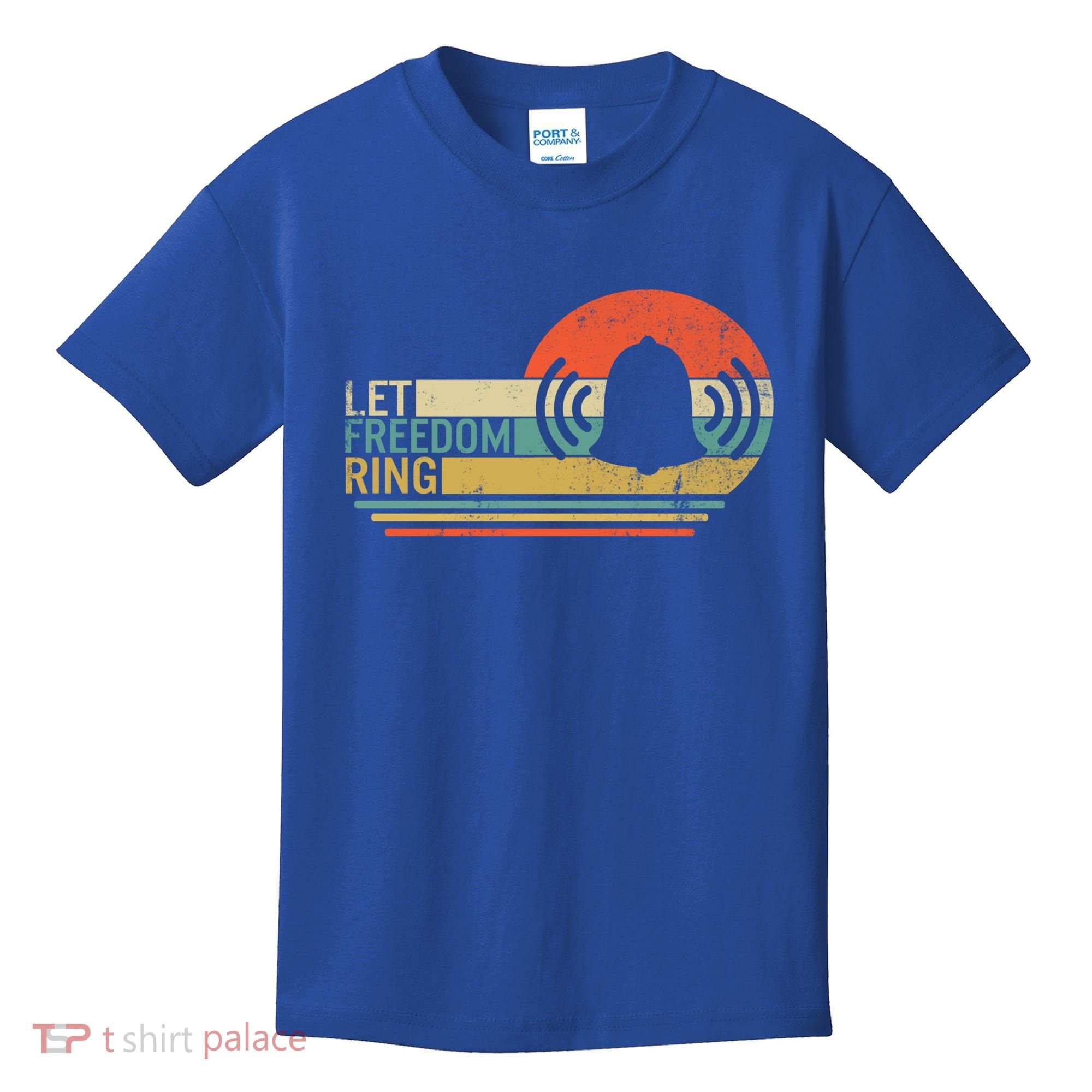Let Freedom Ring Martin Luther King Mlk Day Independence Day Cute Gift Kids T-Shirt