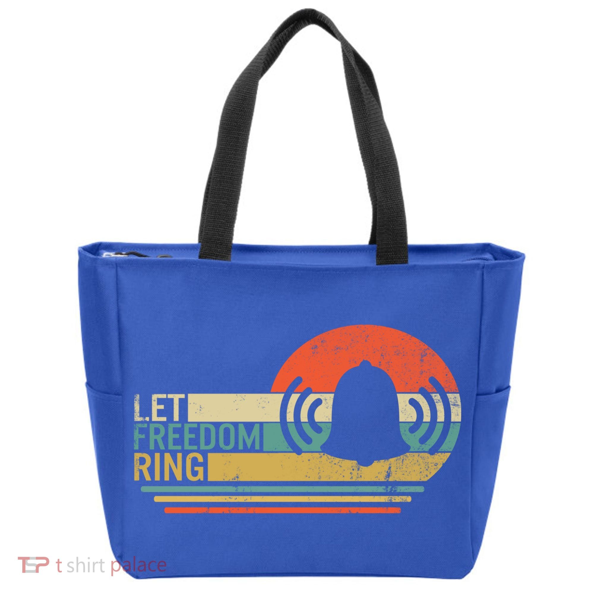 Let Freedom Ring Martin Luther King Mlk Day Independence Day Cute Gift Tote Bag