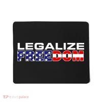 Legalize Freedom Republican American Flag I Voted For Trump Mousepad thumb 0