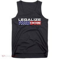 Legalize Freedom Republican American Flag I Voted For Trump Tank Top thumb 0
