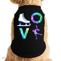 Love Figure Skating Ice Skater Girls Gift Doggie Tank thumb 0