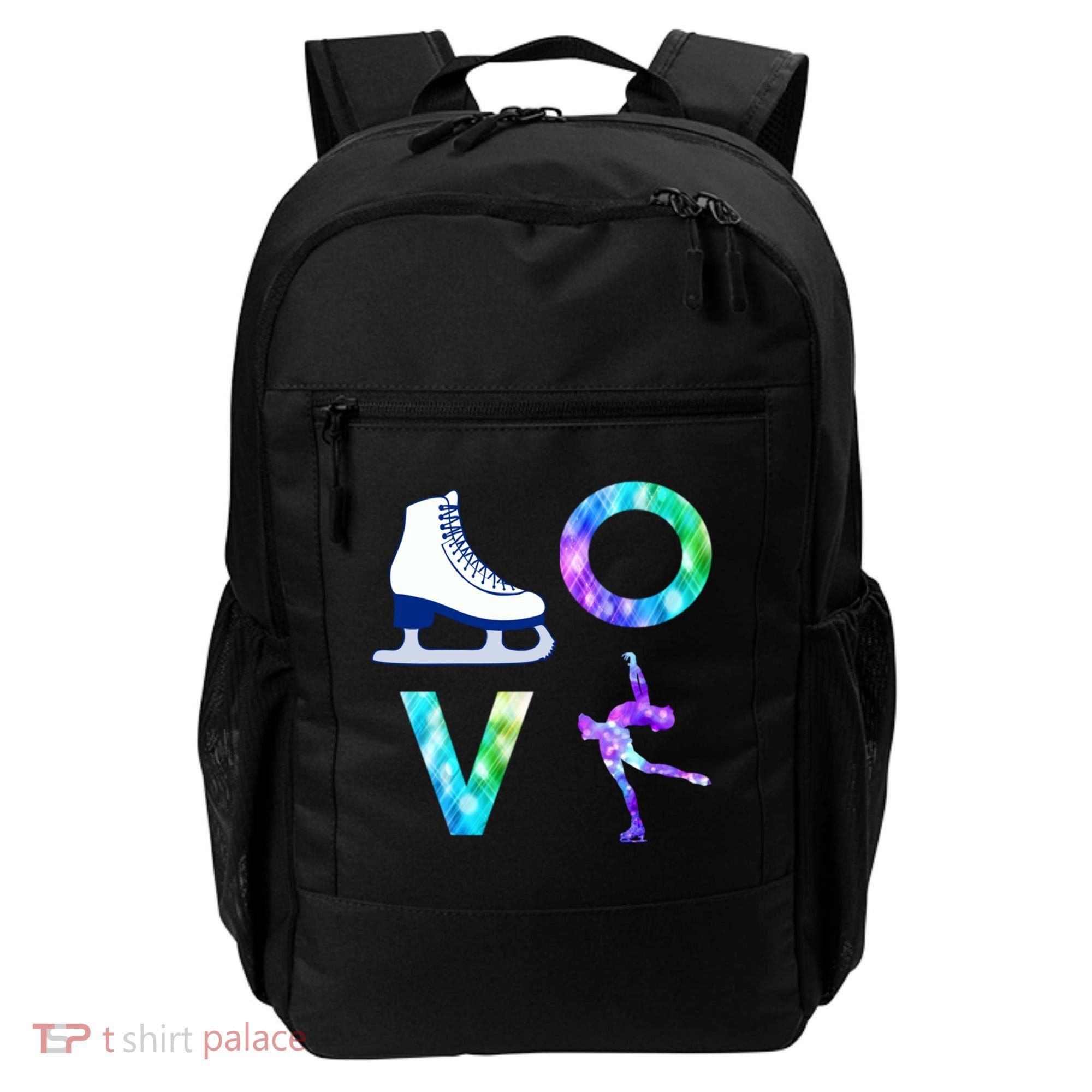 Love Figure Skating Ice Skater Girls Gift Backpack