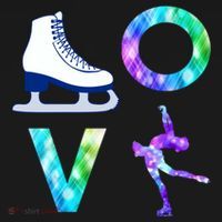 Love Figure Skating Ice Skater Girls Gift Ornament thumb 1