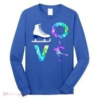 Love Figure Skating Ice Skater Girls Gift Long Sleeve Shirt thumb 0