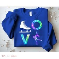 Love Figure Skating Ice Skater Girls Gift Sweatshirt thumb 2