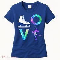 Love Figure Skating Ice Skater Girls Gift Women's T-Shirt thumb 0
