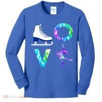 Love Figure Skating Ice Skater Girls Gift Kids Long Sleeve Shirt thumb 0