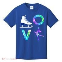 Love Figure Skating Ice Skater Girls Gift Kids T-Shirt thumb 0