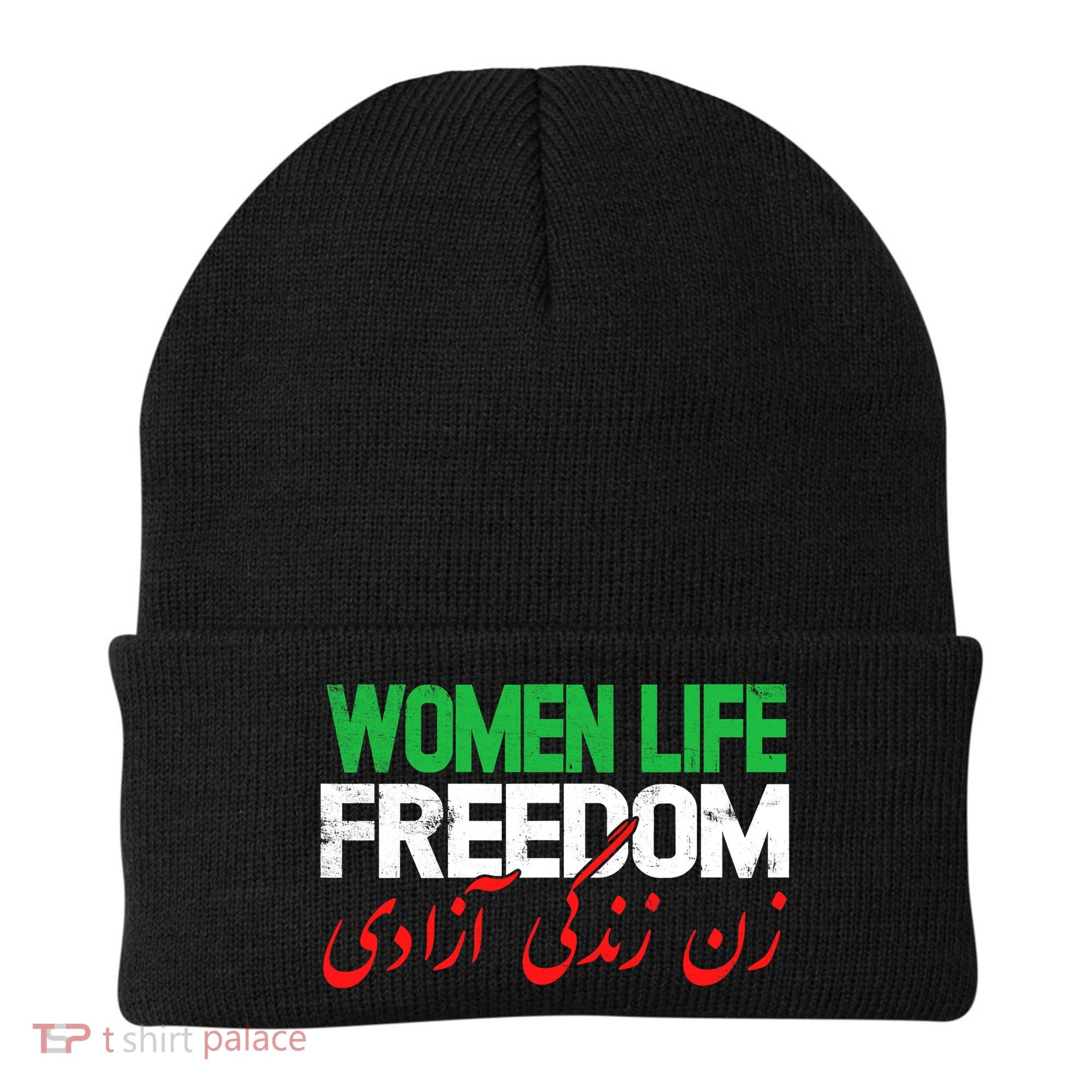  Life Freedom Support Persian Zan Zendegi Azadi Beanie