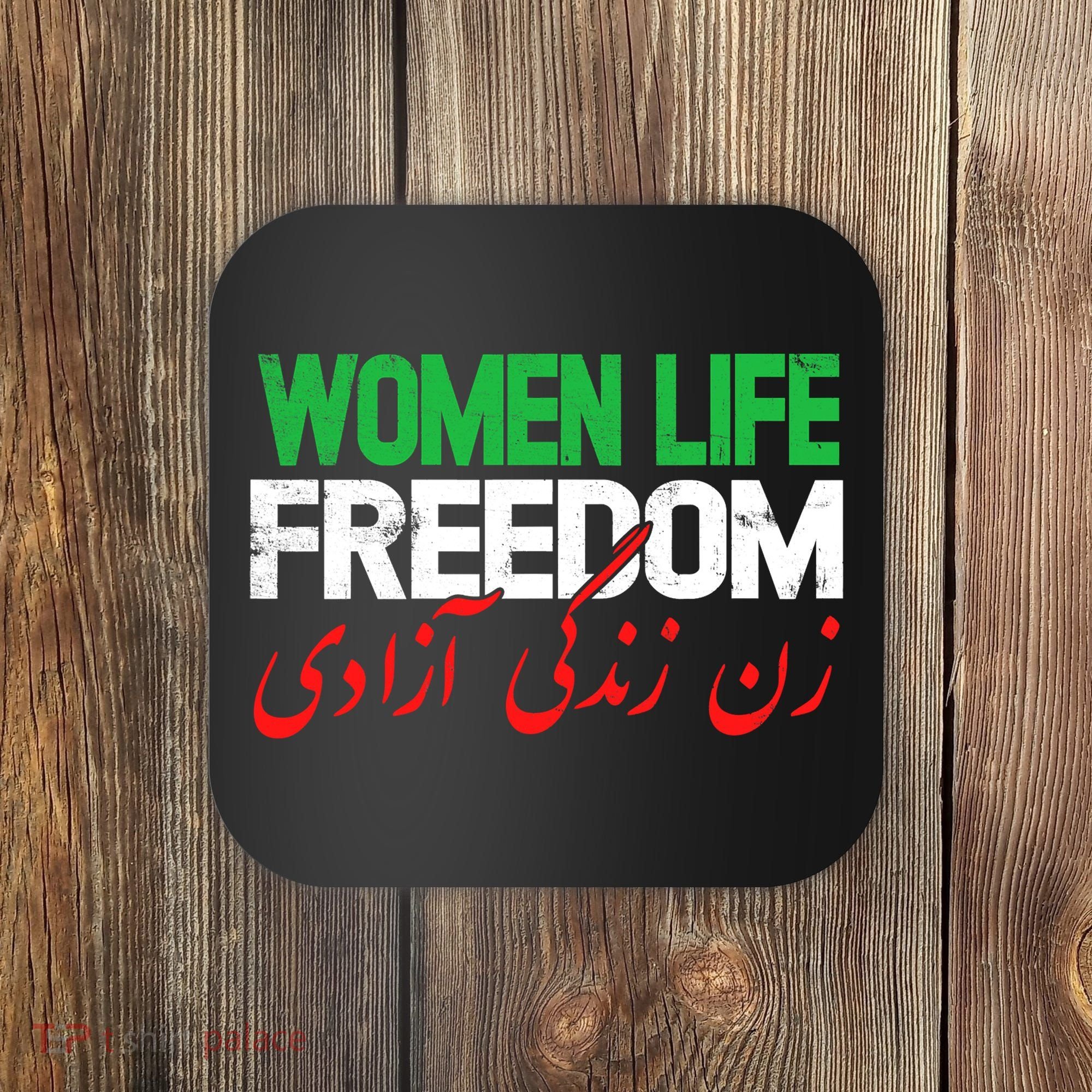  Life Freedom Support Persian Zan Zendegi Azadi Coaster