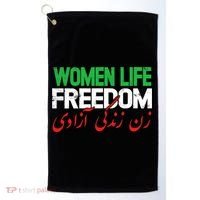  Life Freedom Support Persian Zan Zendegi Azadi Golf Towel thumb 0