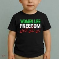  Life Freedom Support Persian Zan Zendegi Azadi Toddler T-Shirt thumb 2