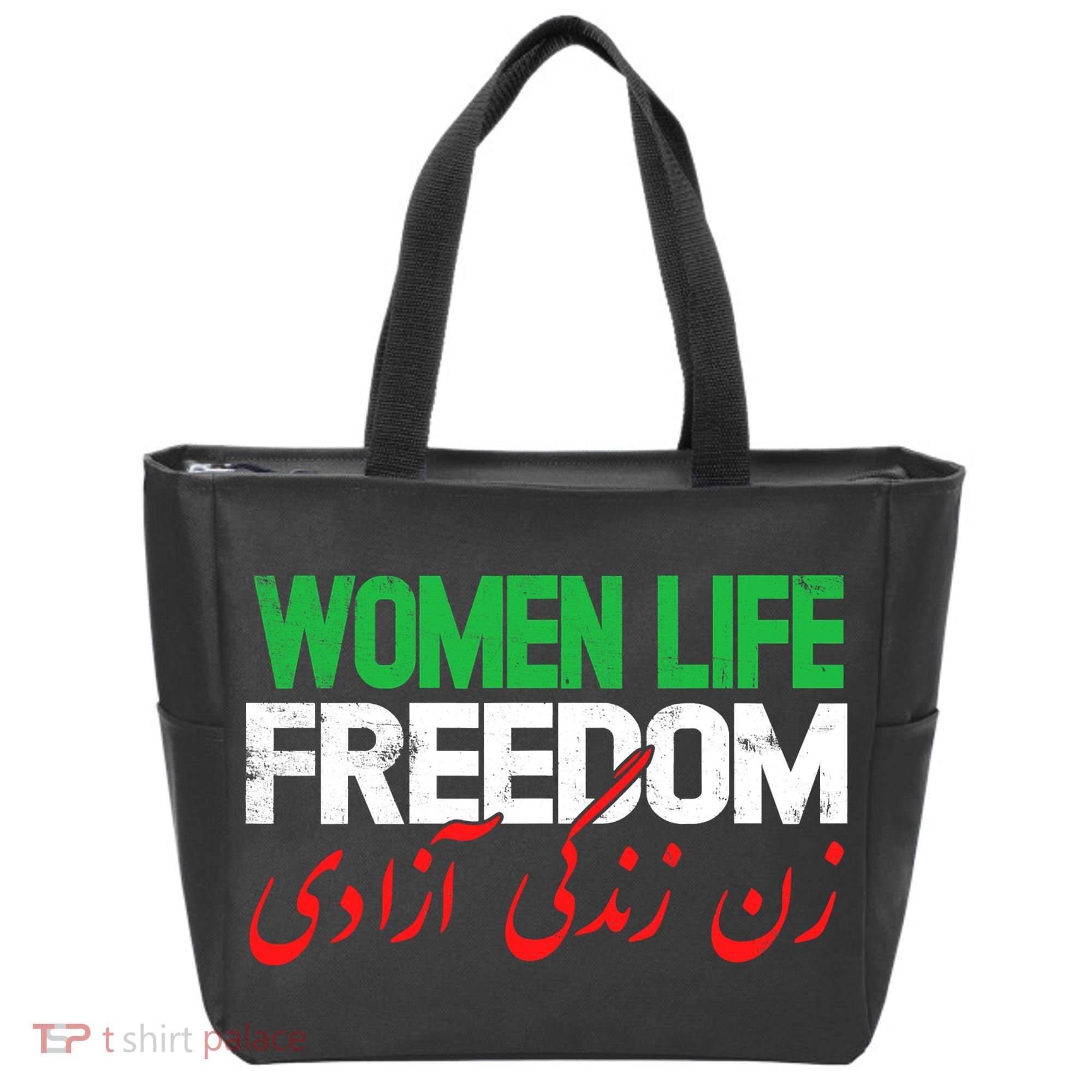  Life Freedom Support Persian Zan Zendegi Azadi Tote Bag