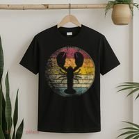 Lobster Fish Seafood Fishing Vintage Distressed Retro Style T-Shirt thumb 2