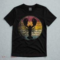 Lobster Fish Seafood Fishing Vintage Distressed Retro Style T-Shirt thumb 5