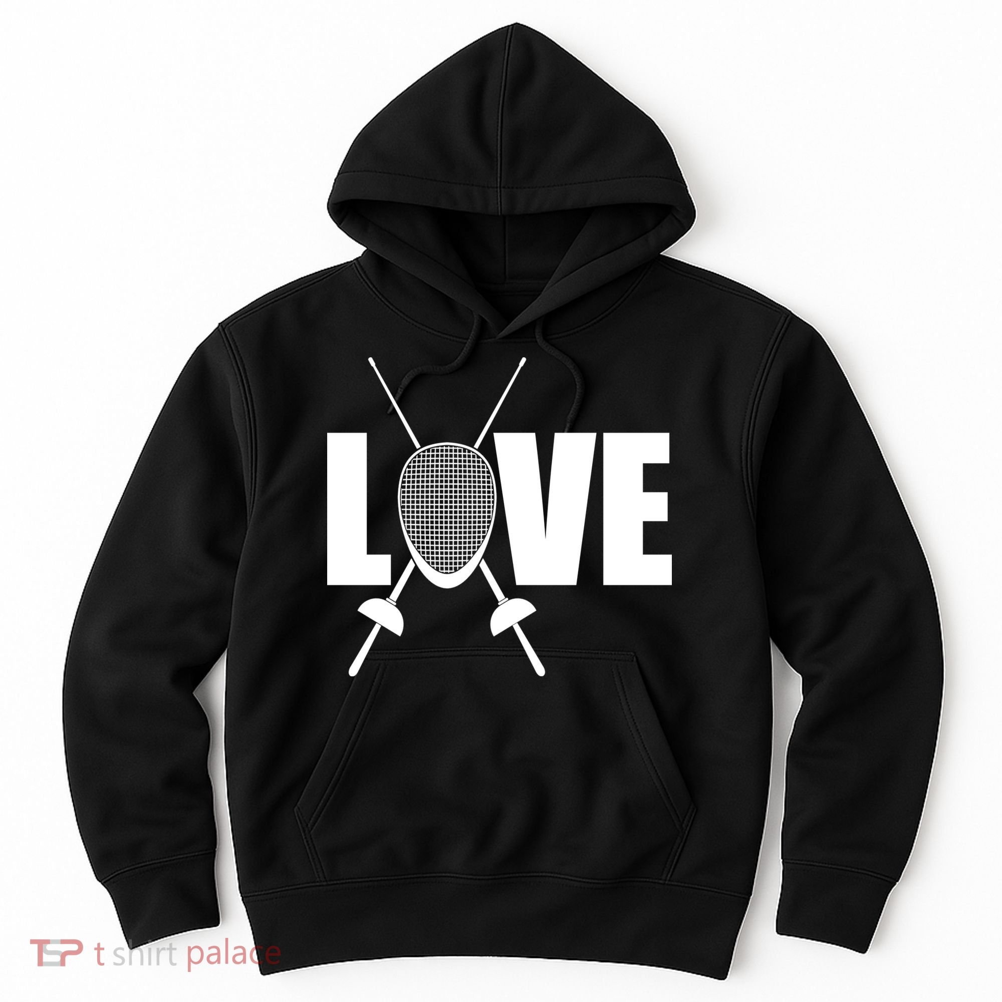Love Fencing Sport Hoodie