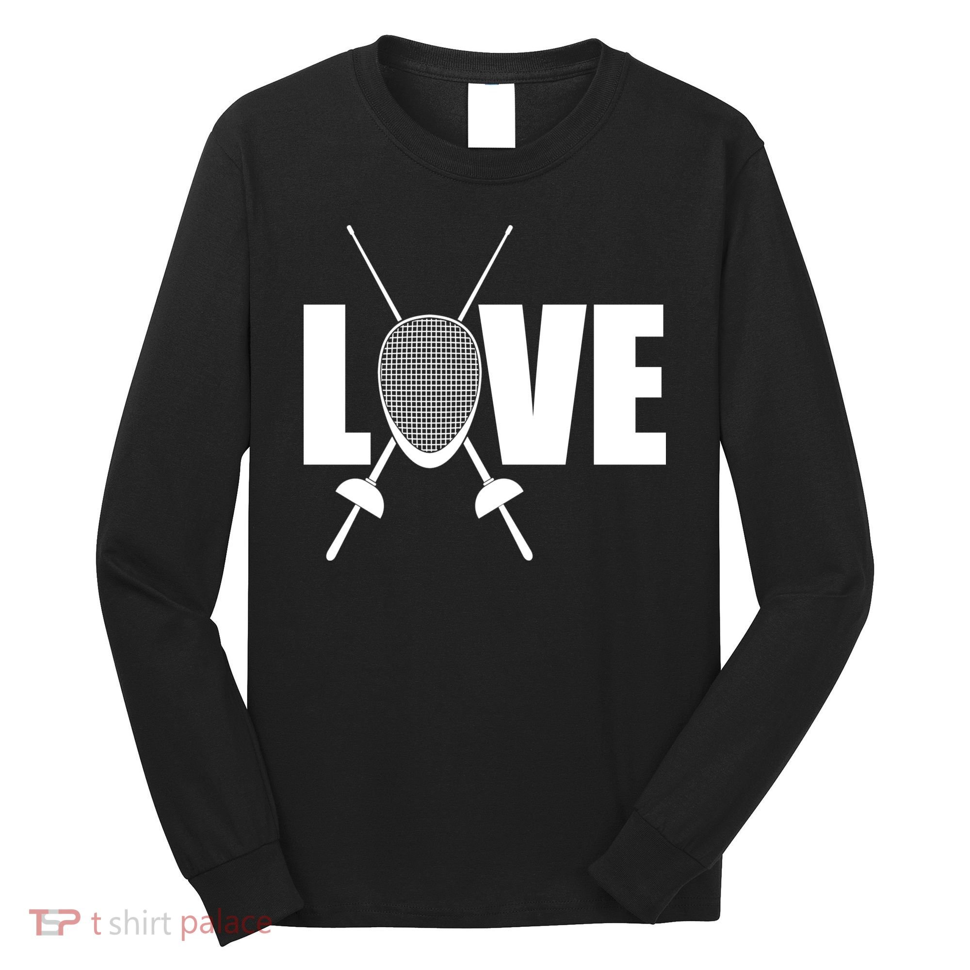 Love Fencing Sport Long Sleeve Shirt