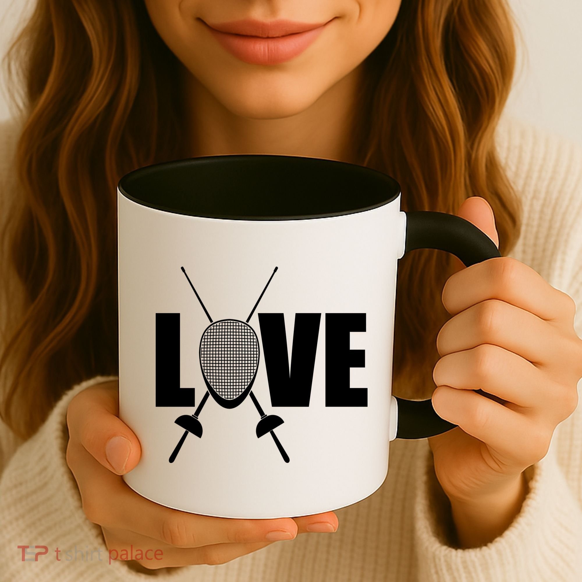 Love Fencing Sport Coffee Mug