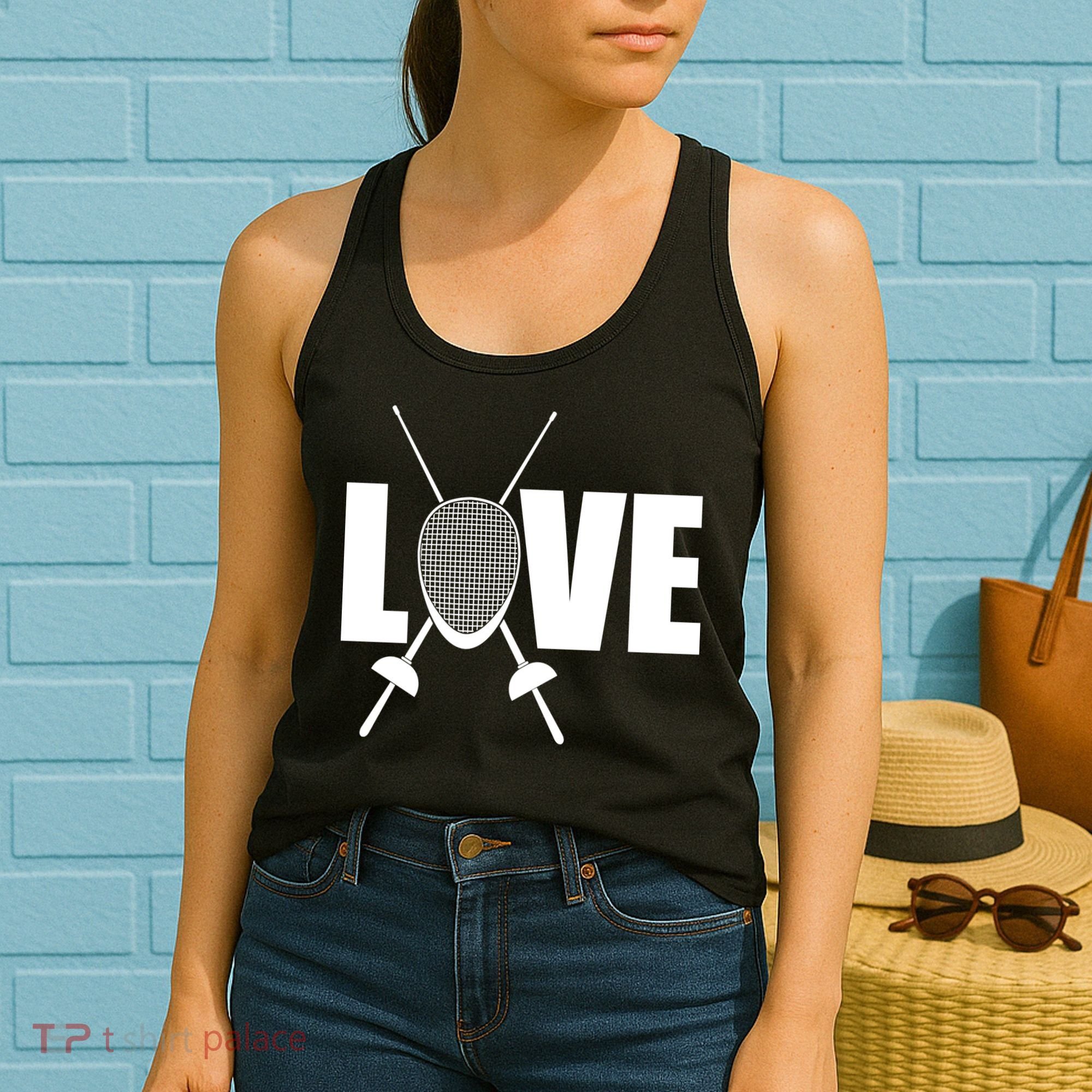 Love Fencing Sport Women's Tank Top