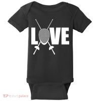 Love Fencing Sport Baby Bodysuit thumb 0