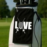 Love Fencing Sport Golf Towel thumb 2