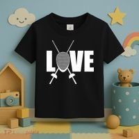Love Fencing Sport Toddler T-Shirt thumb 3