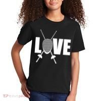 Love Fencing Sport Kids T-Shirt thumb 2
