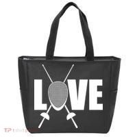 Love Fencing Sport Tote Bag thumb 0