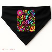 Lets Fiesta San Antonio Texas Cinco De Mayo Fiesta Squad USA-Made Doggie Bandana thumb 0