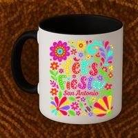 Lets Fiesta San Antonio Texas Cinco De Mayo Fiesta Squad Coffee Mug thumb 2