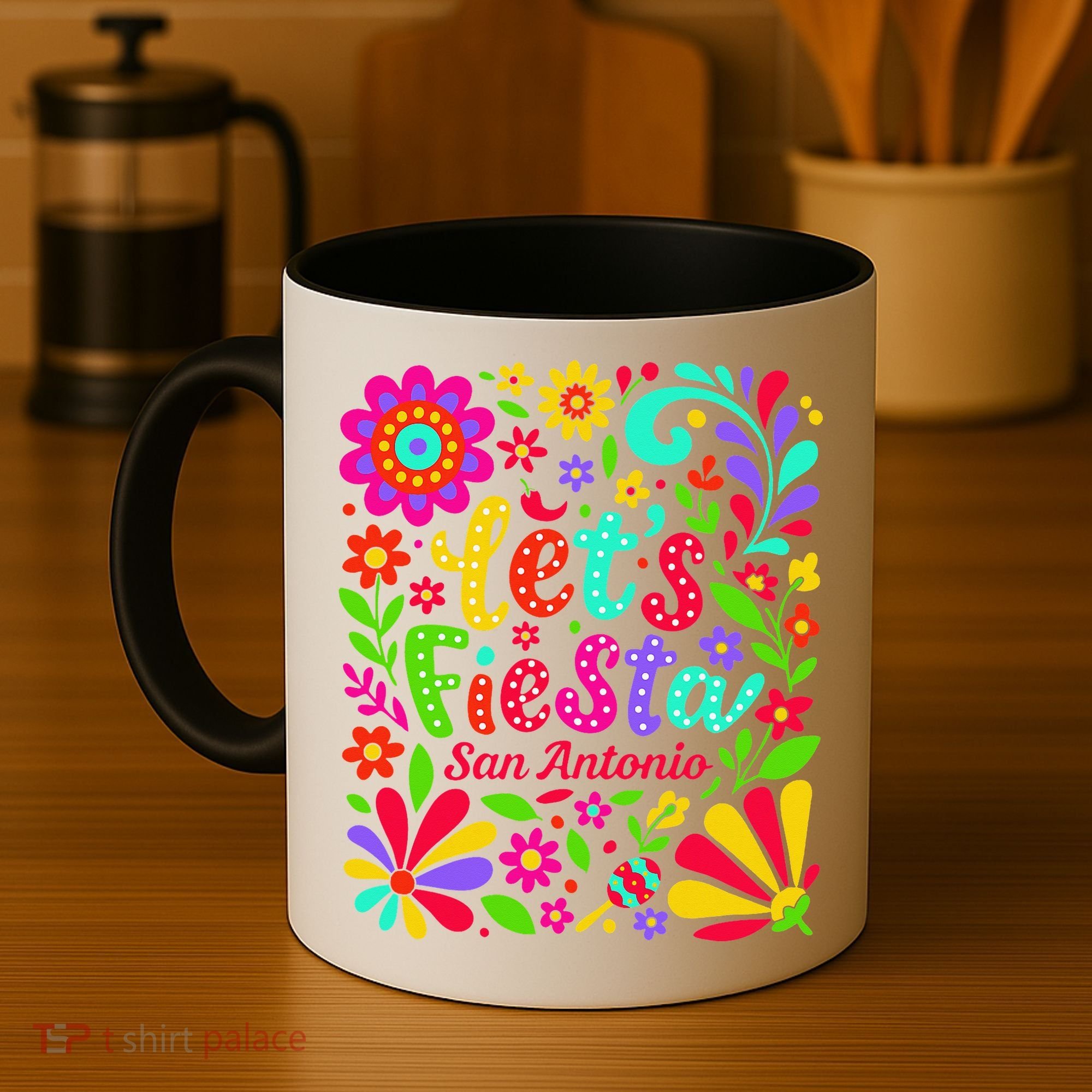 Lets Fiesta San Antonio Texas Cinco De Mayo Fiesta Squad Coffee Mug