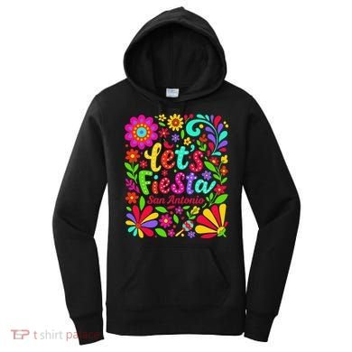 Lets Fiesta San Antonio Texas Cinco De Mayo Fiesta Squad Women's Hoodie