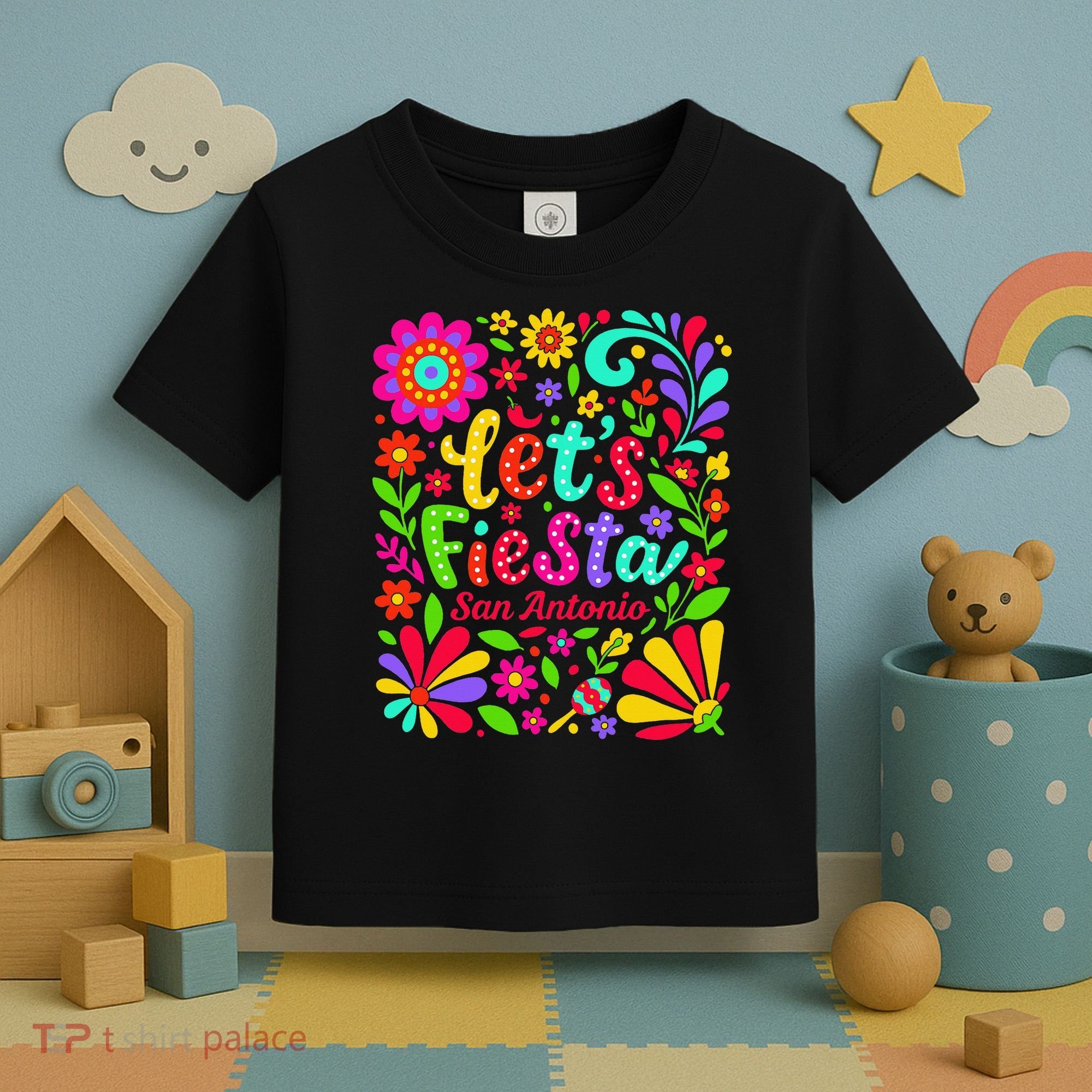 Lets Fiesta San Antonio Texas Cinco De Mayo Fiesta Squad Toddler T-Shirt