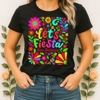 Lets Fiesta San Antonio Texas Cinco De Mayo Fiesta Squad Women's T-Shirt thumb 2