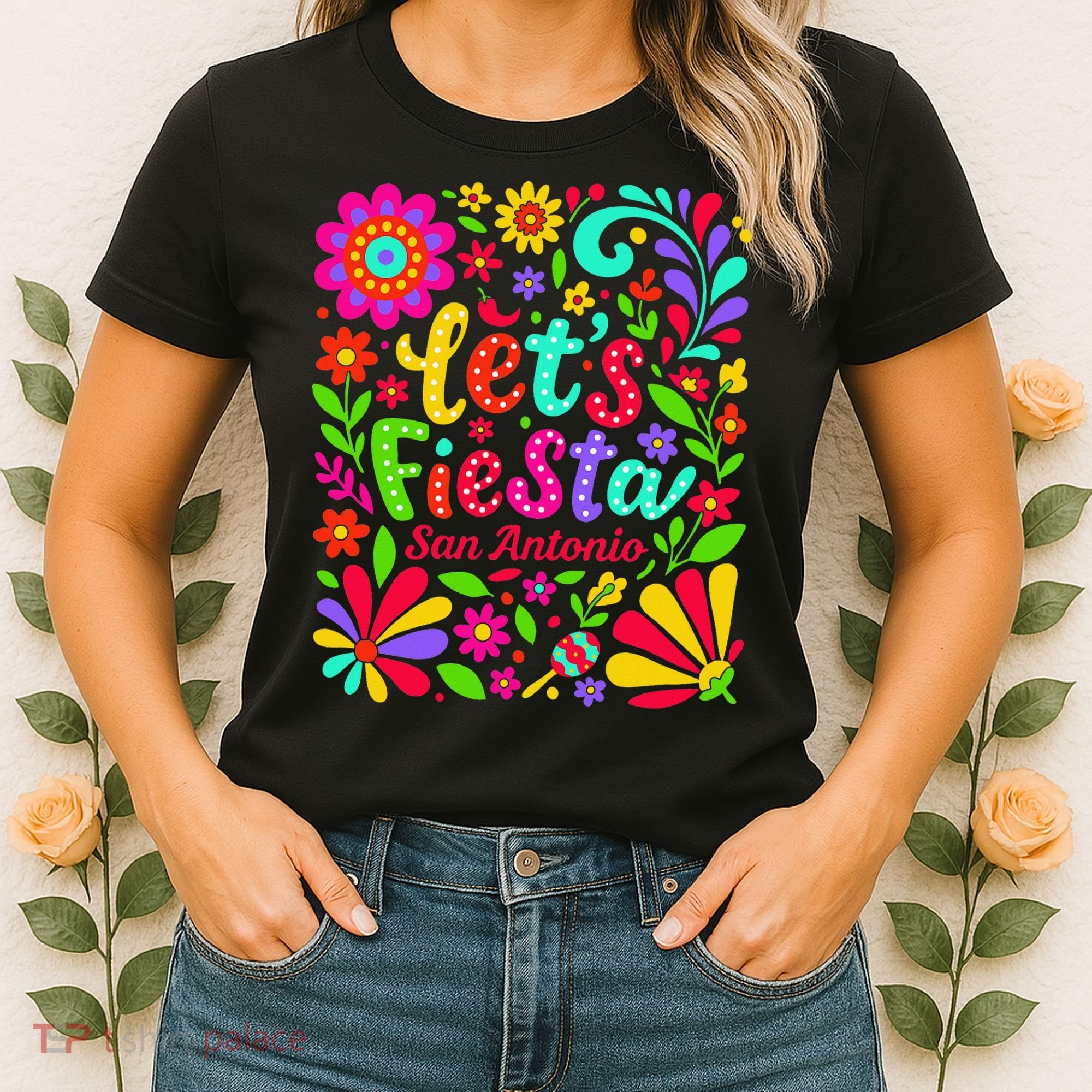 Lets Fiesta San Antonio Texas Cinco De Mayo Fiesta Squad Women's T-Shirt