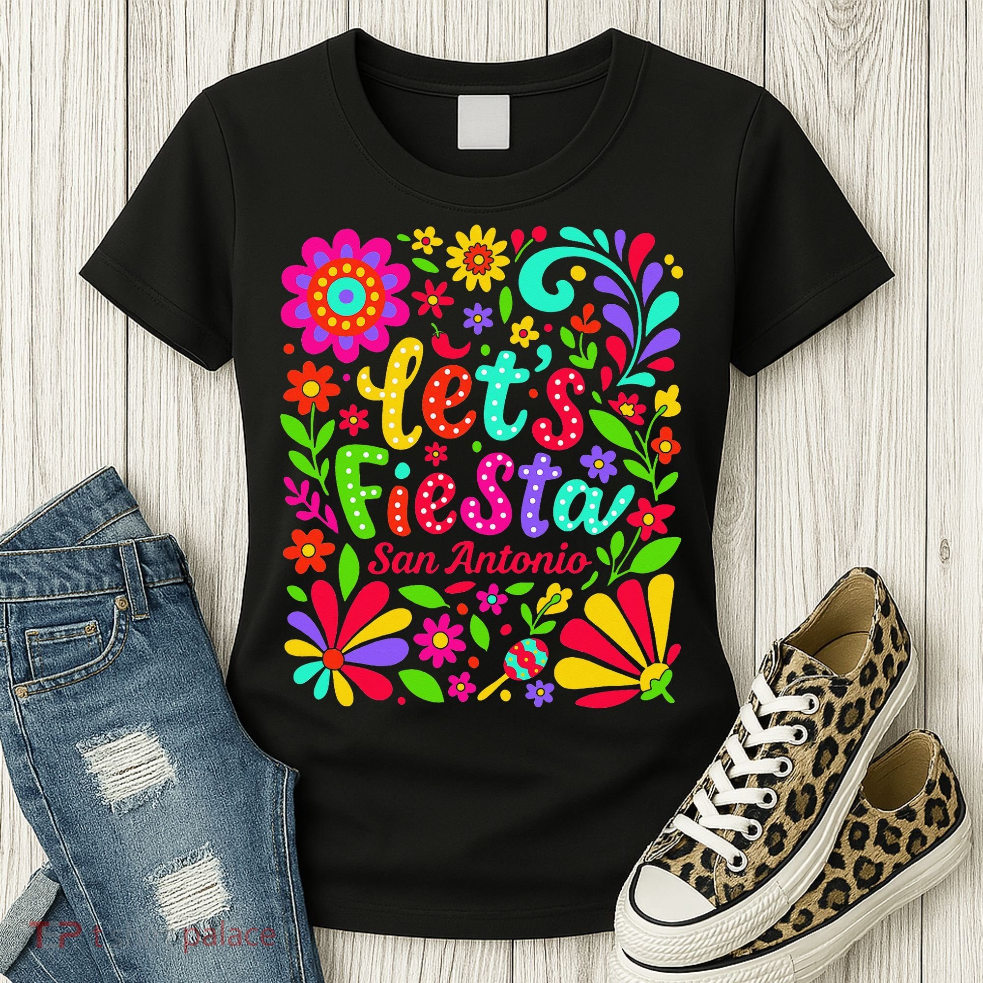 Lets Fiesta San Antonio Texas Cinco De Mayo Fiesta Squad Women's T-Shirt
