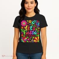 Lets Fiesta San Antonio Texas Cinco De Mayo Fiesta Squad Women's T-Shirt thumb 4