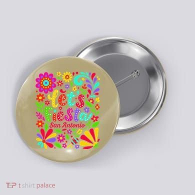 Lets Fiesta San Antonio Texas Cinco De Mayo Fiesta Squad Button