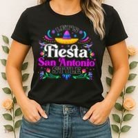 Let's Fiesta San Antonio Style Party Happy Cinco De Mayo Women's T-Shirt thumb 2